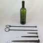 Three Great Nails Wrought Iron With Two Shafts For Hanging Items CH3