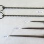 Three Great Nails Wrought Iron With Two Shafts For Hanging Items CH3