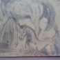 Old Drawing With Horses Equestrian Signed Tajada Spain '900 Painting MD10