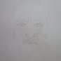 Self-Portrait Of Painter Gaetano Pancaldi 1922-2014 Drawing Pencil On paper P14