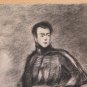 Drawing Antique Large Size Portrait Military paper Pierre Duteurtre Dut BM53.1