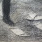 Drawing Antique Large Size Portrait Military paper Pierre Duteurtre Dut BM53.1