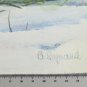 Small Painting landscape Winter Snowy Snow Signed Reynaud Painting Bsn
