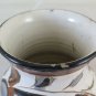 Old Jar Of Ceramics IN Albissola Hand Painted With Blossom CH36