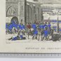 Engraving Antique Bataille Of Preussisch-Eylau Livr&Atilde;&copy;e The 9 Fevrier 1807 VS11
