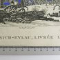Engraving Antique Bataille Of Preussisch-Eylau Livr&Atilde;&copy;e The 9 Fevrier 1807 VS11