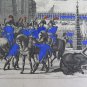 Engraving Antique Bataille Of Preussisch-Eylau Livr&Atilde;&copy;e The 9 Fevrier 1807 VS11