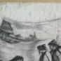 Large Drawing Antique For Sailing Fresco Opera Artist Pierre Duteurtre Dut