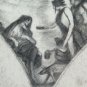 Large Drawing Antique For Sailing Fresco Opera Artist Pierre Duteurtre Dut