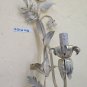 Old Wall Wrought Iron Style Floral Forged by Hand Original CH34