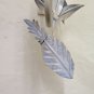 Old Wall Wrought Iron Style Floral Forged by Hand Original CH34