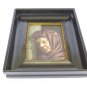 Antique Portrait oil On Linen Painting Antique Denmark Beginning Century R139