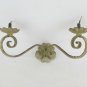 3 Wall Wrought Iron A Two Flames With Arms Wavy Light Wall X15