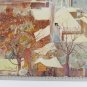 View of A Country IN Winter Snow Old Painting Signed Reynaud Piedmont Bsn