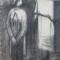 Drawing Antique Charcoal On paper Opera Painter Pierre Duteurtre Dut BM53.1