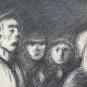 Drawing Antique Charcoal On paper Opera Painter Pierre Duteurtre Dut BM53.1