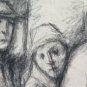 Drawing Antique Charcoal On paper Opera Painter Pierre Duteurtre Dut BM53.1