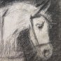 Napoleon on Horseback Antique Drawing Artist Painter Pierre Duteurtre Dut BM53.1
