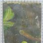 4 11/16x10 3/16in Small Fragment Painting Signed Nature Still Fruit Uva Spain