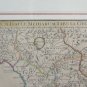 Engraving Antique paper Geographical Map Italy Central 1745 John Senex X9