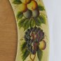 16 7/8x22 13/16in Frame For Paintings Vintage Oval Hand-Painted Designs Veg