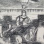 Large Drawing Antique Shapes Classical Style Art Pierre Duteurtre Saying Dut