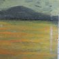 Landscape Sea To Sunset Marina Old Painting oil On Board Painting X13