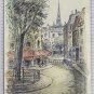 Two Painted On paper Convedute Of Paris Period '900 Paintings VS11