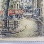 Two Painted On paper Convedute Of Paris Period '900 Paintings VS11