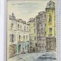 Two Painted On paper Convedute Of Paris Period '900 Paintings VS11