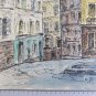 Two Painted On paper Convedute Of Paris Period '900 Paintings VS11