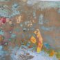 Painting Abstract Lia Foggetti Technical Mixed On paper Signed Dated VS11