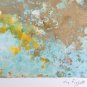Painting Abstract Lia Foggetti Technical Mixed On paper Signed Dated VS11
