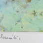 Painting Abstract Lia Foggetti Technical Mixed On paper Signed Dated VS11