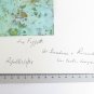 Painting Abstract Lia Foggetti Technical Mixed On paper Signed Dated VS11