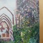 Old Painting Style Impressionist View Cloister Monastery Spain '900 MD3