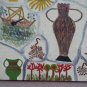 13x9 3/8in Old Painting Naif Small Size Painting Vintage Shapes MD10