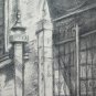 View Of Venice Drawing Antique Painter Pierre Duteurtre Said Dut BM53.1