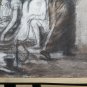 Drawing Antique With Characters Odalisques Of Artist Pierre Duteurtre Dut BM53.1
