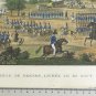 Engraving Antique France Nineteenth Century Bataille Of Dresden, Livrée The 26