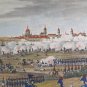 Engraving Antique France Nineteenth Century Bataille Of Dresden, Livrée The 26
