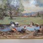 Painting oil Signed Fornero Scene Countryside Piedmont Painting Linen C %