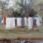 Painting oil Signed Fornero Scene Countryside Piedmont Painting Linen C %