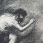 Large Drawing Antique Biblical Pierre Duteurtre Said Dut Painter France BM53.1