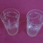 10 Glasses Antique Bevelled Stem Engraved Denmark & Water Liquor R142