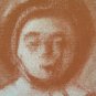 Large Drawing Antique Inspired Watteau Pierrot Pierre Duteurtre Dut BM53.1 And