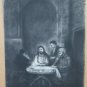 Large Drawing Antique Jesus and Apostles Opera Painter Pierre Duteurtre Dut