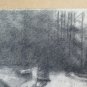 The Farmer Drawing Antique Large Size Painter Pierre Duteurtre Dut BM53.1
