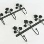 Two Towel Rack Holder Towel Hooks Hanger Coat Hangers Iron BA1