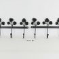 Two Towel Rack Holder Towel Hooks Hanger Coat Hangers Iron BA1